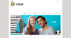 Desktop Screenshot of 46plus.de